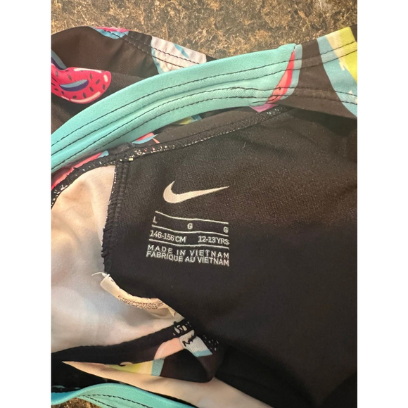 Nike Kids Pool Party Racerback One-Piece Swimsuit L10701 Size Large (12-13 YRS) - Picture 3 of 6